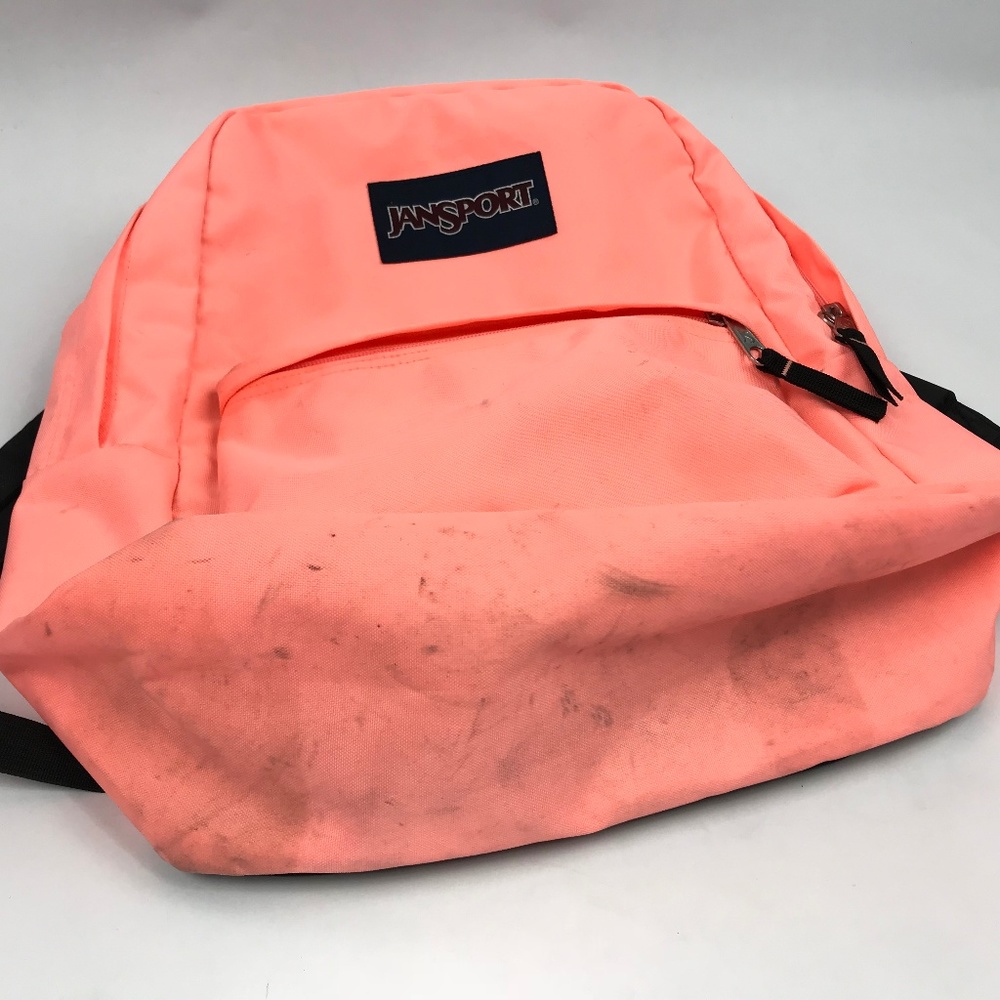 Price firm! Jansport Travel Backpack Peach Pink - Picture 4 of 8